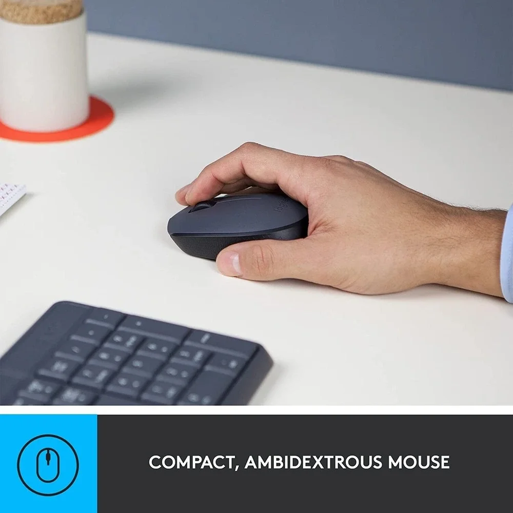 Logitech MK235 2.4 GHz Wireless Keyboard and Mouse Combo 15 FN Keys (920-007897)